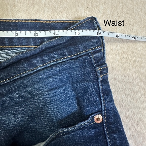 Levi's Men’s 531 Dark Blue Cotton Skinny Jeans Size 32 - Picture 6 of 8